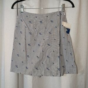 2002 NWT. Liz Claiborne Striped Skort 2000s Cottagecore